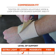 Ergodyne Tan / 1 Count (Pack of 1) / Wrist Wrap Support Wrist Wraps