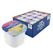 Thick & Easy Water (Hint of Lemon) / 4 Fl Oz (Pack of 24) / Nectar Iced Tea