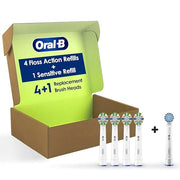 Oral-B White / 1 Count (Pack of 5) / 5 Toothbrush Replacement Heads