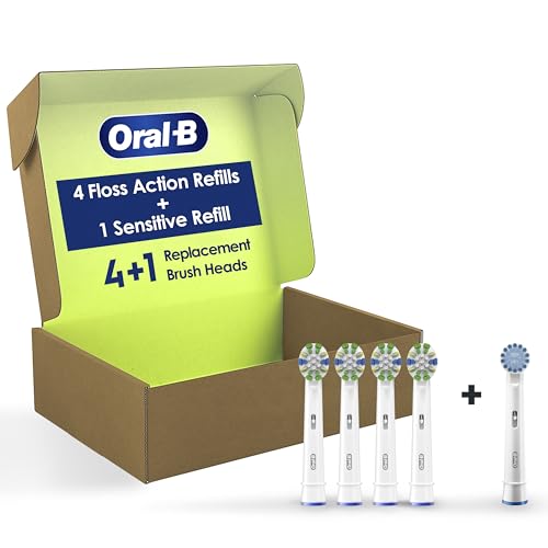 Oral-B White / 1 Count (Pack of 5) / 5 Toothbrush Replacement Heads