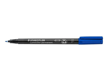 LUMOCOLOR PERM FINE Blue by STAEDTLER – 1 Count (Pack of 1), Blue, Model 733503