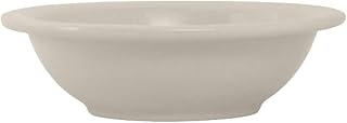 Tuxton China TNR-057 Grapefruit, 8-1/2 oz., 5-7/8" Diameter, Round, Microwave and Dishwasher Safe, Oven Proof, Fully Vitrified, Ceramic, Reno/Nevada, American White/Eggshell, Pack of 36