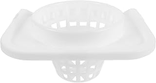 Plastic Mop Drainer Basket with Holes for Draining, Efficient Water Wringer Replacement Basket for Mop Buckets, Splash Reduction Feature, Sturdy Plastic Material, Suitable