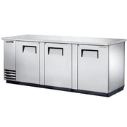 Solid Swing Door Pass-Thru Back Bar Cooler by TRUE – STAINLESS STEEL, Model TBB-4PT