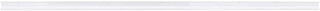 HUBERT Clear Plastic Open Face Adhesive Shelf Molding Strips - 48"L x 1 1/4"H