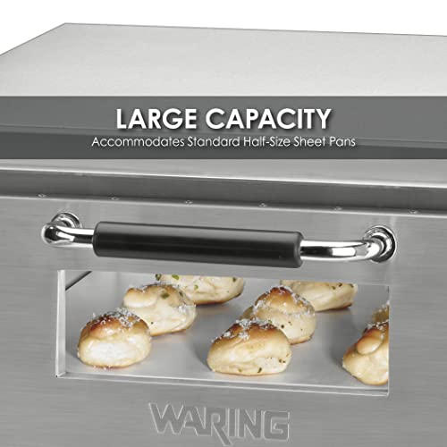 Waring Double Deck - Single Chamber / Silver / Single Door Countertop Pizza Ovens