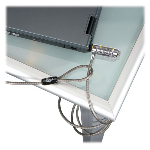 ComboSaver Present Combination Notebook Computer Lock (25-Unit Bulk Pack) by Kensington – Alloy Steel, Silver, Model K67701US