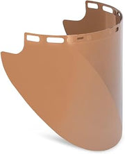Jackson Safety Heat Resistant Face Shield Window - Gold, Aluminum, & Thermal Reflective - Polycarbonate, Anti-Scratch, High Heat (10"x20"x0.075")