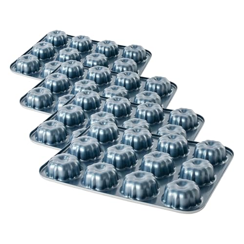 Nordic Ware Cupcake Bundt, 12-Cavity (Pack of 4) / Twilight Blue / 1 Cupcakes