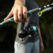 Elite Carbon Series Spinning Reels (3000) by Toadfish – 3000, Aluminum, Black, Model TFSP-CARBON-REELS