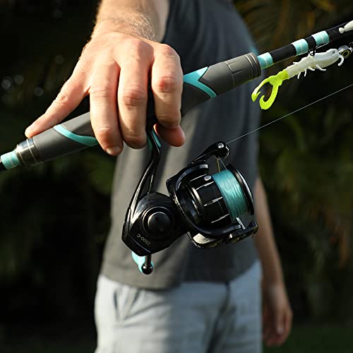 Elite Carbon Series Spinning Reels (3000) by Toadfish – 3000, Aluminum, Black, Model TFSP-CARBON-REELS