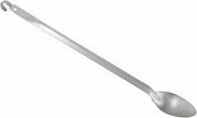 21" Heavy-Duty Basting Spoon with Hook, 2mm - Solid by Winco