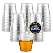 Stock Your Home 100 Pack / 1.0 ounces / Clear Shot Glasses