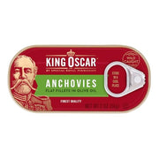 King Oscar Olive Oil / 2 Ounce (Pack of 18) / 18 Anchovies
