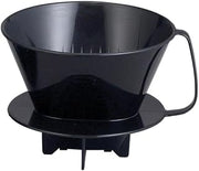 For Harold Import Co. Coffee Filter Cone. No.4-Plastic. Black