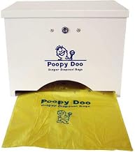 Poopy Doo Diaper Disposal Bag Dispenser, 400 Bag Capacity