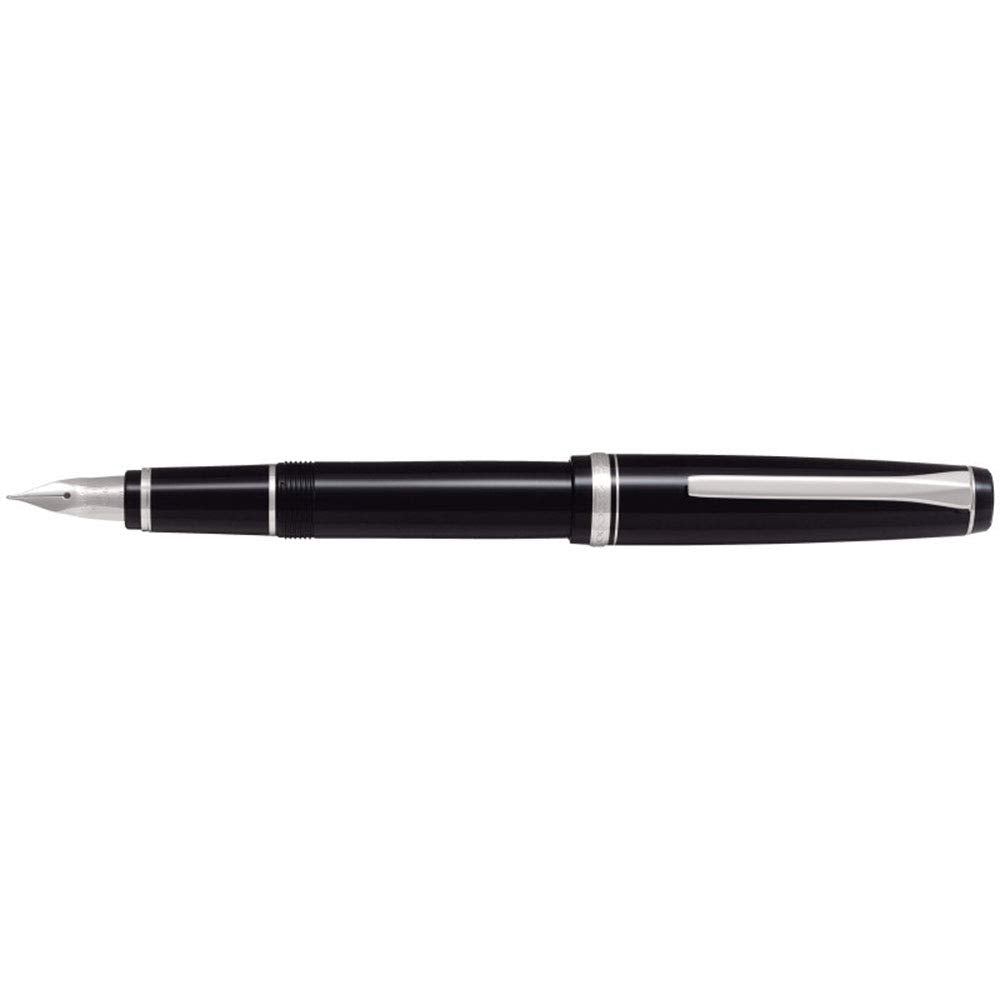 "ELABO [resin body] / Black (nib : Soft Broad) by PILOT – 1 Count (Pack of 1), Resin, Black, Model FE18SRBSB