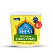 A Taste of Thai Green Curry Paste / 3 Pack / 3 Curry Sauce