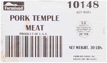 Farmland Pork Temple Meat, 30 Pound -- 1 each.