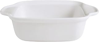 G.E.T. 7 4/5" x 5 3/4" Bright White Porcelain Lasagna Dish (Set of 12)