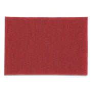 Red Buffer Pad by 3M – 20 inches x 14 inches, Bamboo, Red, Pack of 10, Model 048011592589