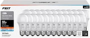 Adjustable 8.8W (60W Equivalent) White E26 Base A19 Non-Dimmable LED Bulbs (24-Pack) by Feit Electric