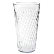 Commercial Grade Clear Plastic 32 Oz. Tahiti Beverage Drinkware [Box of 72] by GET – 32.0 ounces, SAN (Styrene Acrylonitrile), Clear, Pack of 72, Model 22321CL