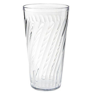 Commercial Grade Clear Plastic 32 Oz. Tahiti Beverage Drinkware [Box of 72] by GET – 32.0 ounces, SAN (Styrene Acrylonitrile), Clear, Pack of 72, Model 22321CL