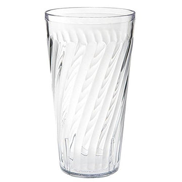 Commercial Grade Clear Plastic 32 Oz. Tahiti Beverage Drinkware [Box of 72] by GET – 32.0 ounces, SAN (Styrene Acrylonitrile), Clear, Pack of 72, Model 22321CL