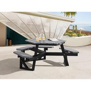 Global Industrial Grey / Industrial / 1 Picnic Tables