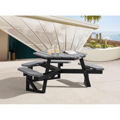 Global Industrial Grey / Industrial / 1 Picnic Tables