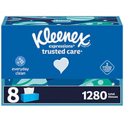 Kleenex White / 160 Count (Pack of 8) / 8 Box Tissues