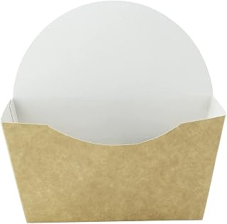 PacknWood 210CBURG 5.2 x 2.9 x 5.1 in. Kraft Burger Box - 200 Piece