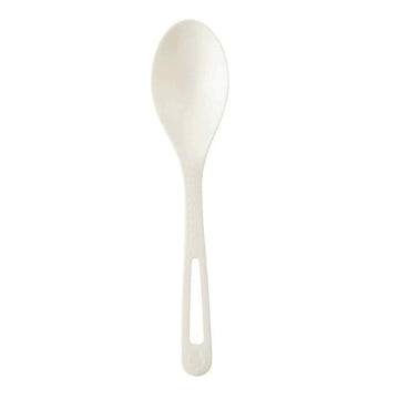 100% Compostable Spoons by World Centric, Made from PLA, 6" Ice Cream Spoons (Pack of 1000)