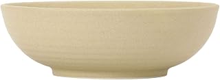 Tuxton Zion Matte Beige Embossed Solid Color Coupe 26-Ounce Bowl, Case of 12, Beige; Scratch Resistant; Chip Resistant; Lead & Cadmium Free; Dishwasher, Microwave, Oven Safe