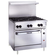 36C-6B Endurance Restaurant 6 Burner by Vulcan – Stainless Steel, Model 36C-6B_369636