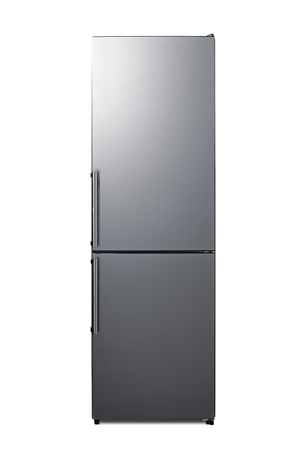 Summit 24-Inch Bottom Freeze Refrigerator by Summit Appliance – 10.8 cubic_feet, Stainless Steel, Model FFBF235PL