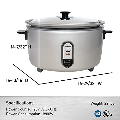 Panasonic 30 Cup / 120V / Cooker Commercial Rice Cookers
