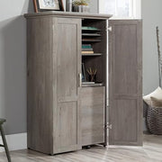 Sauder Mystic Oak / Armoire / L: 35.112" x W: 21.81" x H: 61.58" Sewing Cabinets