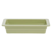Serving Bowl Display Bowl 1/3 Size Willow Green Melamine - 12 1/2 L x 6 3/4 W x 2" H by HUBERT – Melamine, Willow Green, Model H0027-WILLOW