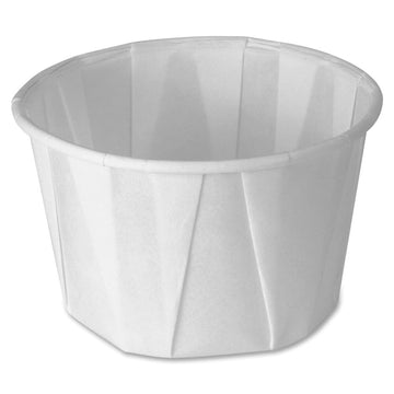 2 oz Treated Paper Portion Cup (Case of 5000) by SOLO – 5000 Count (Pack of 1), 2.0 fluid_ounces, Paper, White, Pack of 5000
