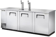 TRUE TDD-4-S-HC Four Keg Draft Beer Cooler, Two Column Beer Faucets, Stainless Steel Exteriors
