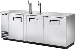 TRUE TDD-4-S-HC Four Keg Draft Beer Cooler, Two Column Beer Faucets, Stainless Steel Exteriors