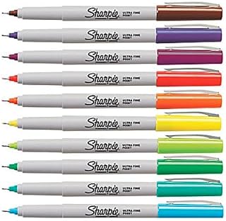 Sharpie Permanent Fine-Point Markers, Red