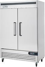 Migali C-2FB-HC Two Door Reach-In Freezer, 49 cu/ft, Stainless Steel Interior and Exterior, Auto Defrost, Digital Temperature Display, Door Locks