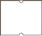 Productive Labels Plain White 2-Line, 8 Character Dating and Coding Gun Labels, 24 Sleeves, 24 Sleeves