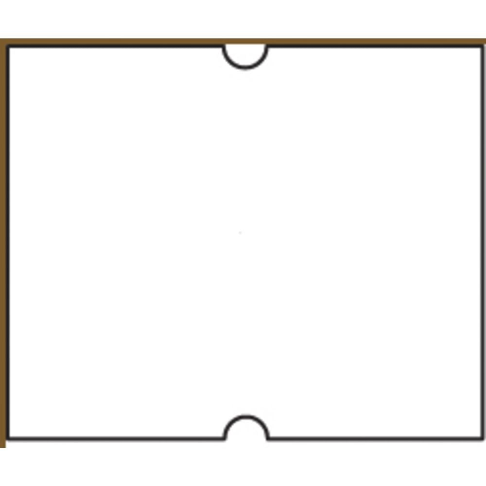Productive Labels Plain White 2-Line by HUBERT – Paper, White, Pack of 24, Model PLT2HHW