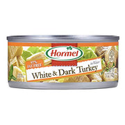 Hormel White & Dark Turkey / 60 Ounce (Pack of 12) / 12 Spiced Meat