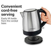 Hamilton Beach Commercial 1.1 Quarts / Silver / 1.0 liters Electric Kettles