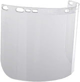 Jackson Safety Face Shield Window for Headgea Polycarbonate Unbound D Shape Clear 12 Units/case